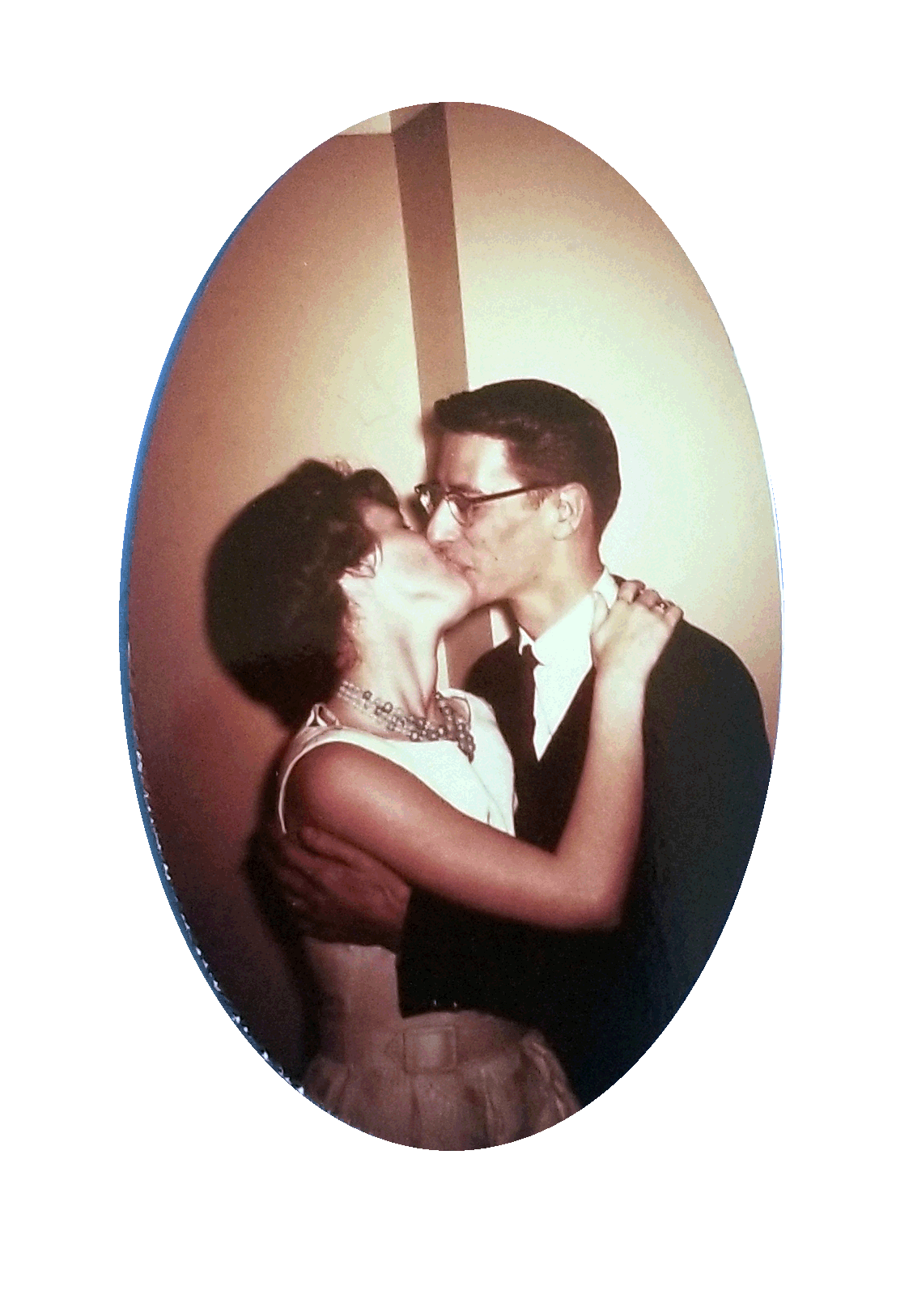 Carol and Chuck on their wedding day